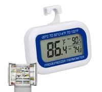 Thermomètre Congélateur,Enregistrement Précis Max Min Et Affischage LCD Magnétisque - Thermomètre De Réfrigérateur Pour Maison Et Restaurant | Convient À La Maison Restaurant Magasin Salle À Mangers