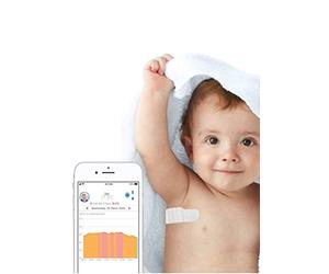 Thermomètre Connecté Axillaire TUCKY - Dispositif CE Médical - Surveillance de la température en continu et à distance