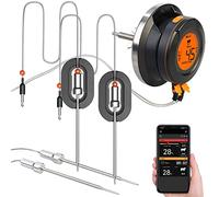 Thermomètre connecté pour barbecue DGT-50.app avec 4 capteurs [Rosenstein & Söhne]