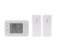 Thermomètre Connecté Pour Maison Alarme Congelateur -40°C À 60°C Double Capteur Avec Écran LCD Facile Pour Cuisine/Chambre/Extérieur,Congélateur 9.5x6.2cm | sans fil domestique