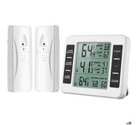 Thermomètre connecté pour réfrigérateur - MHY® - Alarme congélateur - 2 capteurs sans fil - MIN/MAX température