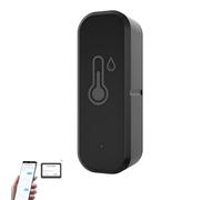 Thermomètre Connecté, Thermomètre Hygromètre Wifi pour surveillance de la température et de l'humidité intérieure et extérieure, pour Extérieur, Étanche IP65, Application de Surveillance à Distance