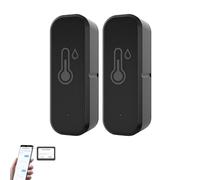 Thermomètre Connecté, Thermomètre Hygromètre Wifi pour surveillance de la température et de l'humidité intérieure et extérieure, pour Extérieur, Étanche IP65, Application de Surveillance à Distance