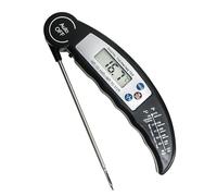 Thermometre Cuisine, Thermomètre à viande, Thermometre Cuisson Lecture Instantanée, Rétroéclairage LCD & Calibration, Sonde Pliable, pour Cuisson, Viande, BBQ