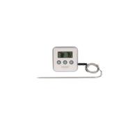Cook Concept Thermomètre sonde minuteur numérique KC2053 - cuisson four & barbecue - 4 couleurs