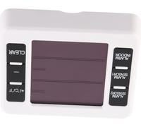 Thermomètre d'ambiance Grand écran Celsius Fahrenheit Interrupteur plus haut plus bas Capteur d'humidité pour l'intérieur et l'extérieur
