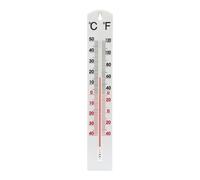Thermomètre d'ambiance grand modèle Ukal Blanc 40 cm