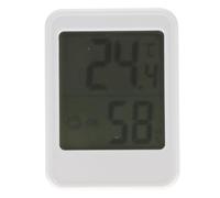 Thermomètre D'ambiance Numérique Intérieur, Hygromètre Précis ABS | Surveillance Température et Humidité, Fixation Murale ou Portable, Bureau et Chambre Bébé, Usage Domestique