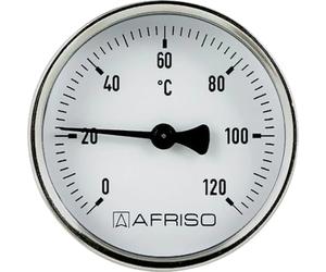 Thermometre d'applique aimanté 63mm, 0-120°C