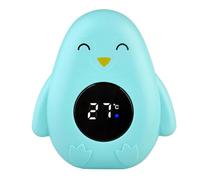 Thermomètre De Bain Bébé - Thermomètre Flottant Sécurisé pour Baignoire | Pingouiń Dessin Animé Affichage LED Numérique pour Nouveau-né | Testeur De Température Eau, 0-6 Ans | Mesure Précise
