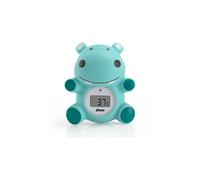 Thermomètre De Bain Et D'intérieur Hippopotame Bleu, Blanc TU