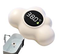 Thermomètre De Bain | Moniteur Flottant Étanche,Thermomètre Numérique de Bain en Forme de avec Affichage LED - Pour Salle De Intérieur Et Extérieur