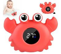 Thermomètre de Bain pour Bébé: Nizirioo Thermomètre Numérique pour Baignoire avec Voyant D'avertissement LED, Fonction D'avertissement de Température pour Jouer Dans la Baignoire et se Baigner