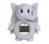Thermomètre De Bain, Thermomètre De Bain Numérique Pour Bébé, Ecran LED, Belle Forme De Éléphant Thermometre De Bains Digital Étanche Et Mesure Précise De La Température, 4.9x10.5x9.5cm