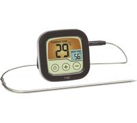 Thermomètre de barbecue mécanique TFA Dostmann 14.1509.01 surveillance de la température à coeur, avec écran tactile, capteur filaire