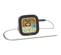 Thermomètre de barbecue mécanique TFA Dostmann 14.1509.01 surveillance de la température à coeur, avec écran tactile, capteur filaire