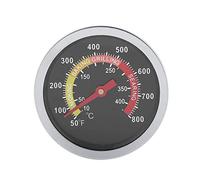Thermomètre de barbecue numérique en acier inoxydable à lecture instantanée 50~426,7 °C avec couvercle rond pour barbecue