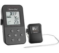 Thermomètre de barbecue numérique TFA Dostmann 14.1504 capteur filaire, alarme, avec minuteur, surve