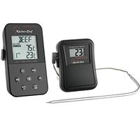 Thermomètre de barbecue numérique TFA Dostmann 14.1504 capteur filaire, alarme, avec minuteur, surveillance de la température à coeur