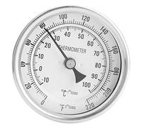 Thermomètre de brassage de bière Kit de thermomètre bimétallique sans soudure 1/2 "MNPT 0~220F pour bière et vin Homebrew