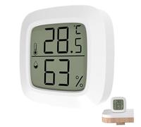 Thermomètre de chambre LCD Hygromètre numérique Thermomètre bébé Monice d'humidité à température ambiante pour chambre, bébé, entrepôt, cave, voiture avec température de la batterie et moniteur d'hum
