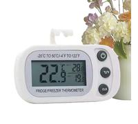 Thermomètre de congélateur numérique étanche : grande jauge de température d'affichage LCD | Utilisation de la chambre du réfrigérateur avec support arrière magnétique, dispositif de