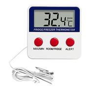 Thermomètre de congélation numérique LCD avec sonde externe pour réfrigérateur, congélateur, aquarium, enregistrement max/min