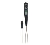 Thermomètre De Cuisine Électronique Embouts Interchangeables Avec Alarme Cuisson Alpina Noir / Argent