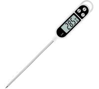 Thermomètre de Cuisine Thermomètre de Cuisson Numérique en Acier Inox. [lecture Instantanée 5 Secondes] Ecran LCD Anti-Corrosion