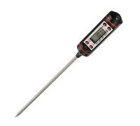 Thermomètre de cuisson d'écran LCD à l'écran LCD pratique pratique avec une longue sonde en acier inoxydable ...