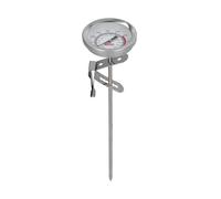 Thermomètre de cuisson en acier inoxydable Friteuse à café et à thé au lait Thermostat haute température pour barbecue à dinde
