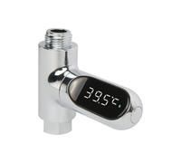 Thermomètre De Douche À Eau À Affichage LED, 5 °C-85 °C, Électricité Auto-générée, Moniteur De Température De L'eau, Compteur Intelligent