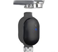 Thermomètre de douche avec affichage numérique LED - Moniteur de température d'eau hydroélectrique pour bain de bébé et spa - Indicateur de sécurité à code couleur en temps réel - Pas besoin de piles