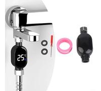 Thermomètre de douche étanche avec affichage numérique du robinet, indicateur d'eau à code couleur LED, eau de bain pour bébé (bas)