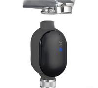 Thermomètre de douche LED avec affichage numérique, moniteur de température de l'eau en temps réel alimenté par hydroélectrique, indicateur de sécurité à code couleur pour salle de bain, interface de