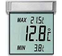 Thermomètre de fenêtre TFA Dostmann 30.1025 argent