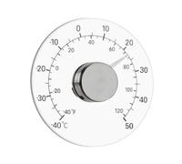 ThermomèTre de FenêTre ExtéRieur IntéRieur ThermomèTre MéTéO à Cadran Transparent Lectures PréCises pour le Bureau à Domicile