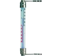 Thermomètre de fenêtre, plage de mesure -50 à 50 degrés C H200xL23xP28mm métal TFA