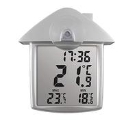 Thermomètre de fenêtre solaire à ventouse