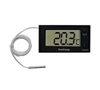 Thermomètre de Four avec Sonde Digital résistant à la chaleur jusqu'à 300°C, Hotloop Thermomètre Four de Cuisson analogique avec grand écran pour la cuisine rôtir grill pizza
