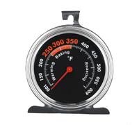 Thermomètre de four en acier inoxydable avec marquages clairs sur grand cadran pour une évaluation visuelle rapide de la température