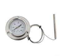 Thermomètre de four en acier inoxydable avec sonde de 68 mm et 100 mm pour la surveillance de la température dans les environnements de four et de chaudière