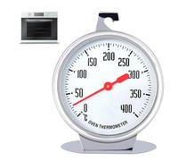 Thermomètre de four pour four, en acier inoxydable, avec grand cadran, pour cuisinière à gaz, pour pâtisseries de cuisine