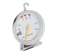 Thermomètre de Four Suspendu en Acier Inoxydable, Cadran Résistant à la Température de Haute Précision pour la Cuisine avec Crochets Conçus pour L'installation du Four (50 à 280)