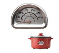 Thermomètre de four, thermomètre de four, thermomètre pour four Omnia, thermomètre de four, thermomètre alimentaire en acier inoxydable, pour cuisson et barbecue, cuisson au four, thermomètre de
