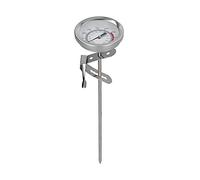 Thermomètre de Friture D'acier Inoxydable Thermostat à Hautes Températures de Friteuse de Café de Thé de Lait pour la Température de Yaourt de Lait D'huile de Viande de Barbecue de Barbecue de Dinde