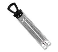 Thermomètre de friture en acier inoxydable pour aliments, thermomètre à sucre et bonbons | Avec crochet et clip pour casseroles, thermomètres de cuisine et minuteurs pour cuisiner et cuire
