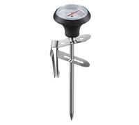 Thermomètre de mousse de lait - Sonde de mesure en acier inoxydable avec | Thermomètre à café, cuisson à la vapeur pour viande, nourriture, eau, huile, bonbons, rôtis, cuisine, pain, barbecue, fromage