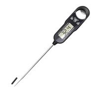 Thermomètre de nourriture, compteur de température pour matériau ABS, thermographe numérique précis avec affichage numérique, thermographe pour mesurer rôtis frits, sonde numérique pour viande pour