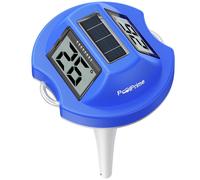 Thermomètre de piscine à double écran,facile à lire,flottant,avec affichage numérique,étanchéité IPX7,pour jacuzzis,tubes froids et piscines,bleu foncé
